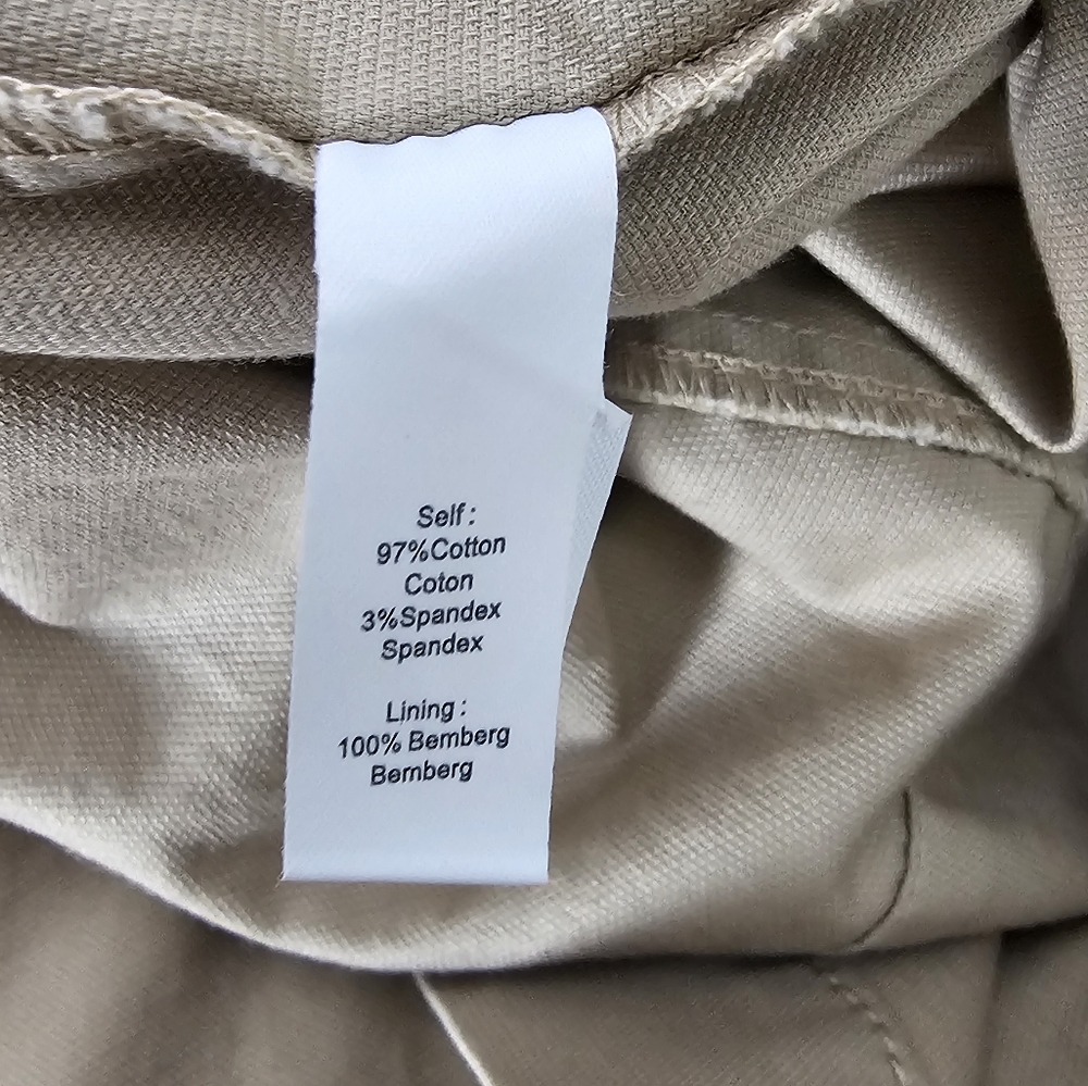 Marissa Webb Jensen Dress Midi Cotton Button Down Belted Tan Size XS - Picture 6 of 8